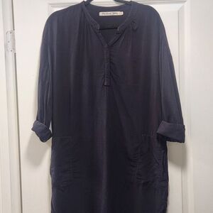 Michael Kors Navy Tunic Top